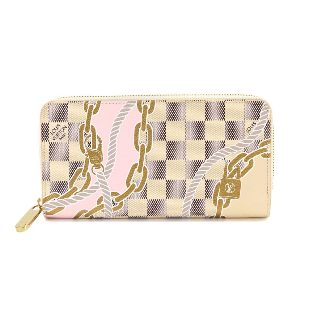 Louis Vuitton Damier Azur Nautical Zippy Wallet Round Long N40480 RFID